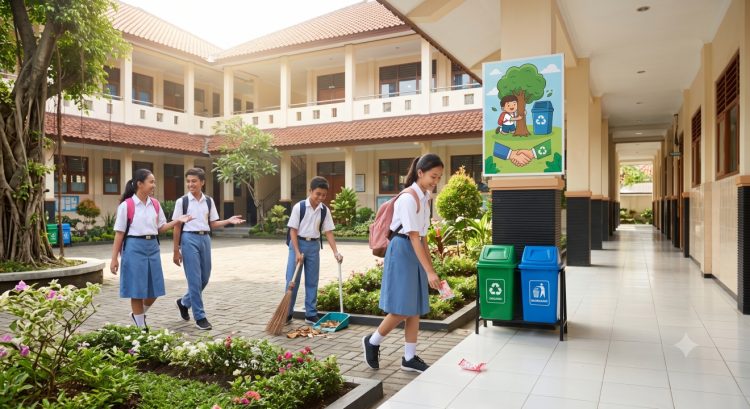 50 Slogan kebersihan lingkungan sekolah yang kreatif dan menarik untuk poster edukasi