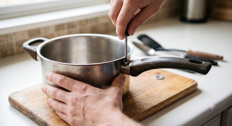 Cara aman memperbaiki gagang panci goyang biar memasak lebih tenang