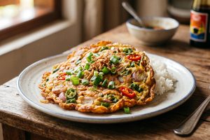 Cuma ada telur di kulkas? Yuk cobain telur dadar padang dengan bahan seadanya di dapur yang lezat