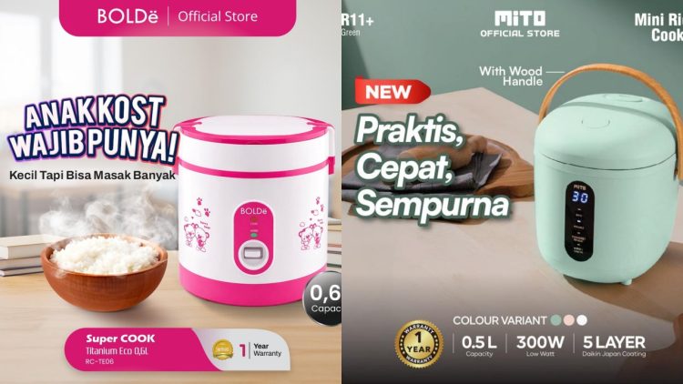 5 Rekomendasi rice cooker kecil terbaik, hemat listrik, murah, dan reviewnya bagus