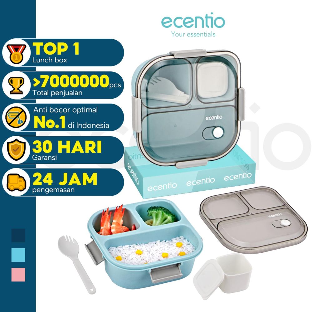 5 Rekomendasi kotak makan aesthetic yang reviewnya bagus, cocok untuk bekal dan anti tumpah