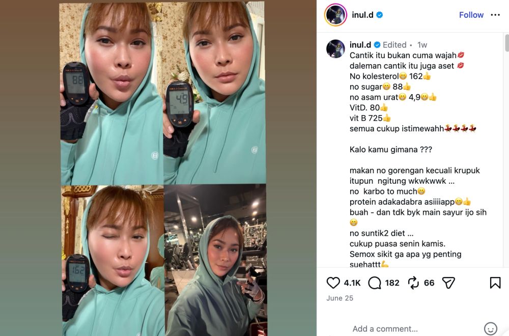 Curhatan Inul Daratista bongkar kunci sehat lahir batin ini gong banget, tak cuma puasa Senin-Kamis