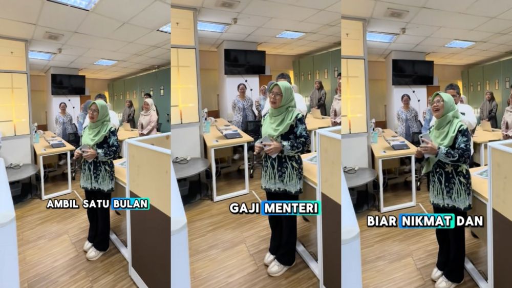 Pegawai ini traktir teman kantor jelang pensiun, malah diganti Mentan Amran 1 bulan gaji menteri
