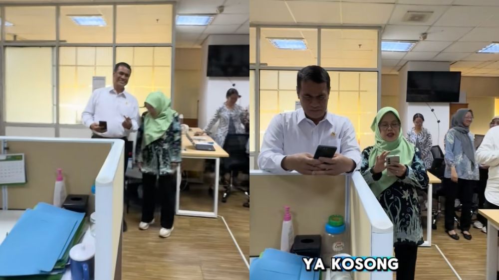 Pegawai ini traktir teman kantor jelang pensiun, malah diganti Mentan Amran 1 bulan gaji menteri