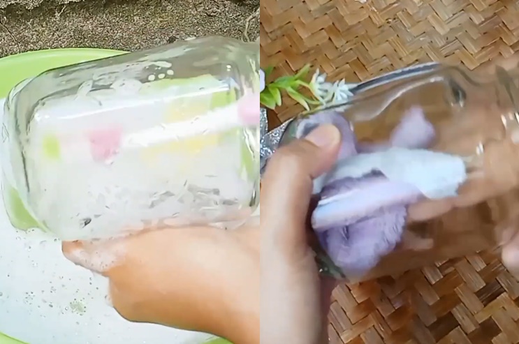 Kerak teh membandel di gelas kaca hilang tanpa pemutih, cukup tambahkan sitrun