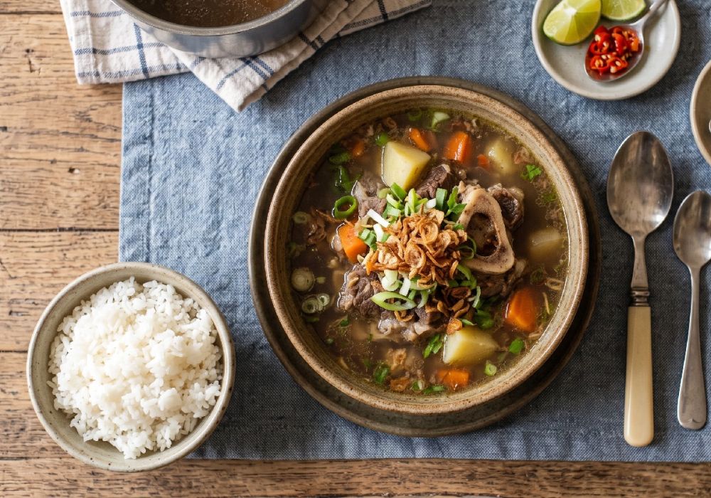 Tulang sapi sisa Idul Adha masih ada? Jangan dibuang yuk coba resep sup tulang lezat nan gurih