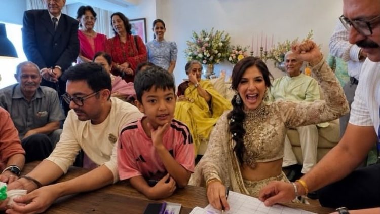 Aamir Khan lepas status duda, nikahi Gauri Spratt secara sederhana dan sakral di rumah