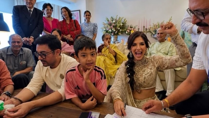 Aamir Khan lepas status duda, nikahi Gauri Spratt secara sederhana dan sakral di rumah