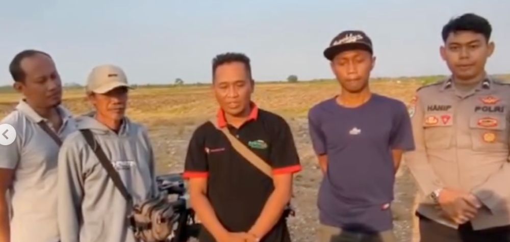 Duduk perkara video viral petani terbang naik drone di Tuban, berujung klarifikasi didampingi polisi
