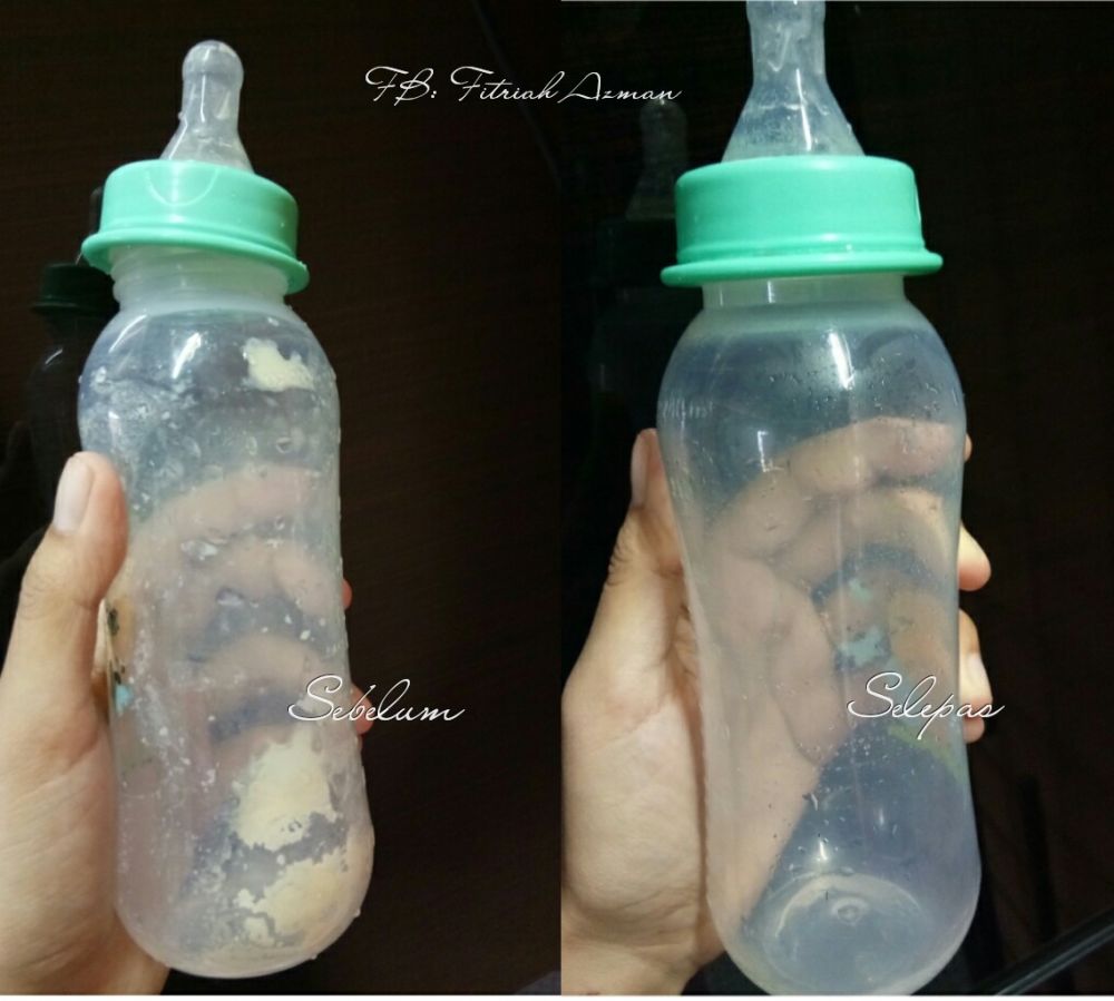 Ibu-ibu wajib tahu, cara menghilangkan kerak botol susu tanpa sabun kimia berlebih