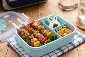 Resep sate teriyaki ala Jepang untuk kotak makan anak ke sekolah, enak, sehat, plus bergizi