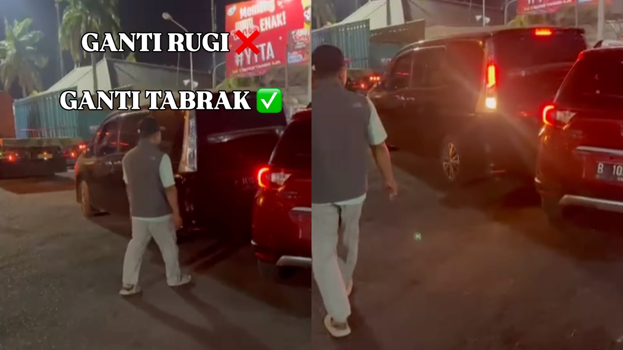 Impas, kronologi dua pengemudi sepakat “tabrak balik” gara-gara ganti rugi Rp2,1 juta tak terpenuhi