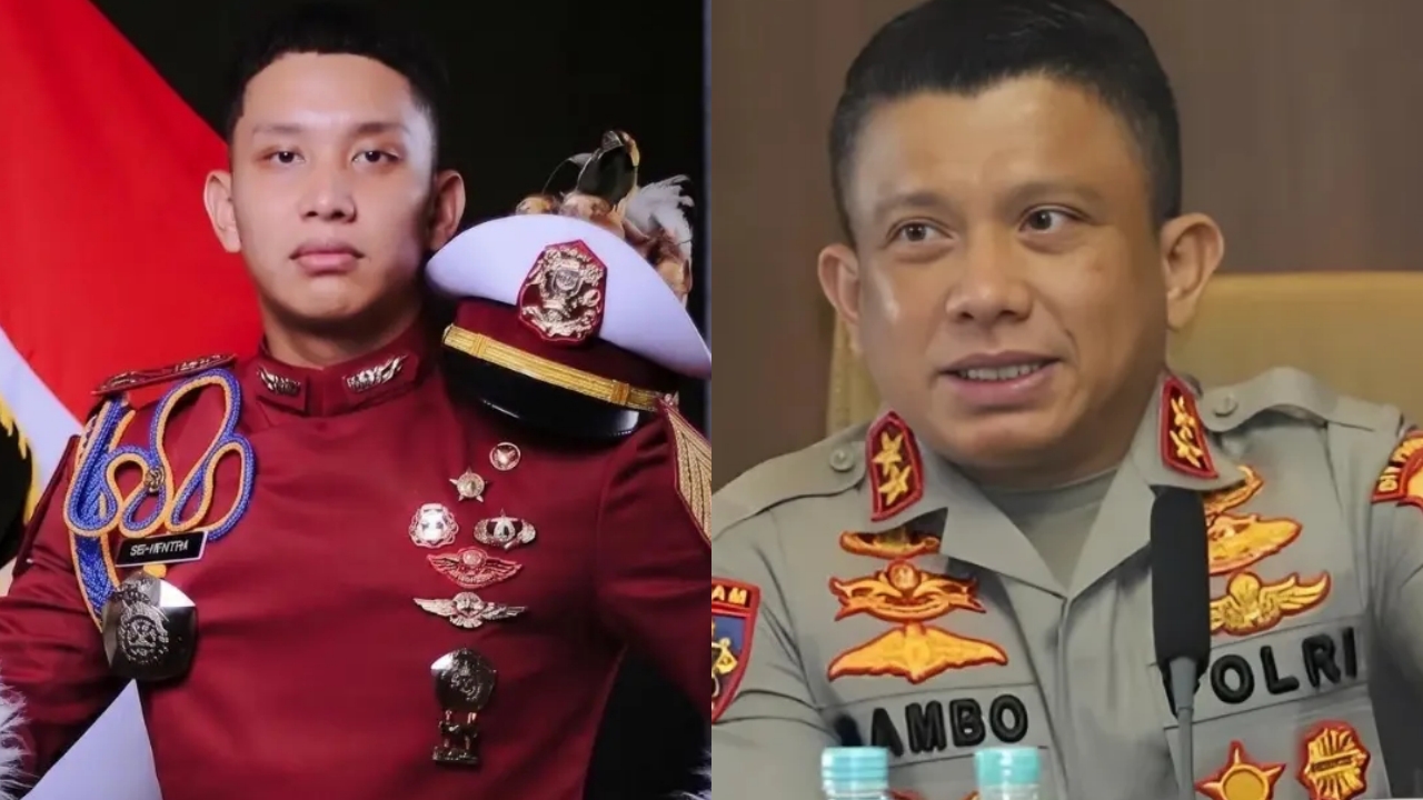 Resmi menyandang pangkat Ipda, Tribrata putra Ferdy Sambo terima pesan haru dari sang ayah
