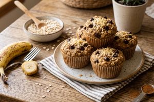 Anak malas makan saat di sekolah? Cobain resep muffin pisang oatmeal untuk camilan lezat tapi sehat