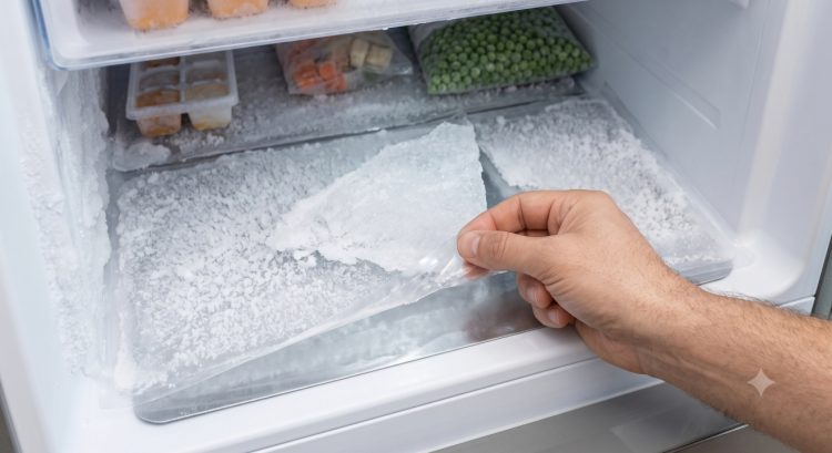  Freezer lebih rapi dan mudah dibersihkan, coba trik plastik buat kulkas tanpa tombol pencair bunga es