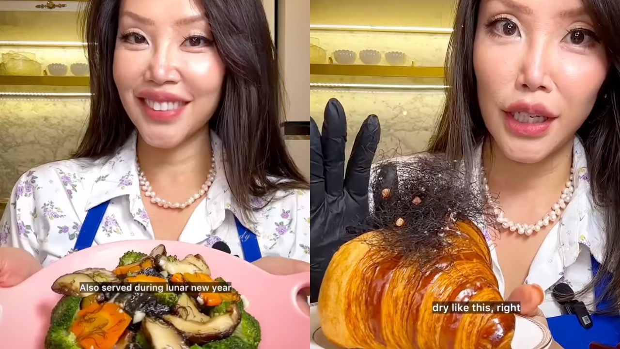 Croissant “berambut” hebohkan media sosial, trainer etiket luruskan apa itu fat choy dan respons MUI