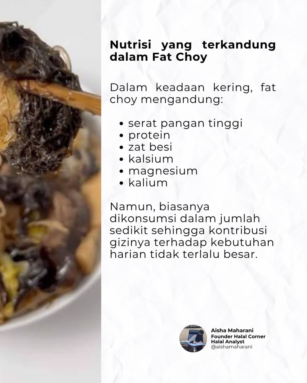 Bukan rambut atau rumput laut, ini 5 fakta fat choy yang jadi sorotan usai hair croissant viral