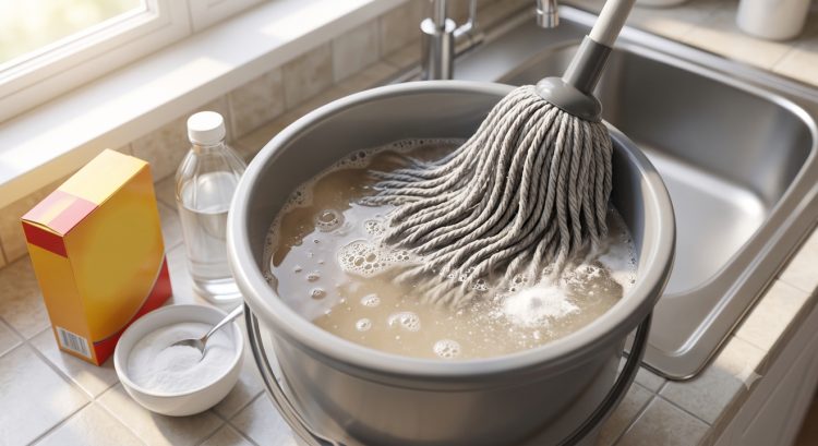 Kain pel masih bau setelah dicuci? Coba rendam pakai bahan dapur ini