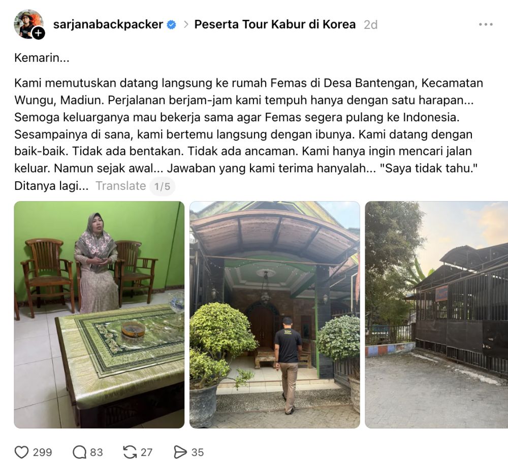 Patah hati pengusaha travel, 1 peserta kabur menghilang di Korea, reputasi agensi dan negara tercoreng