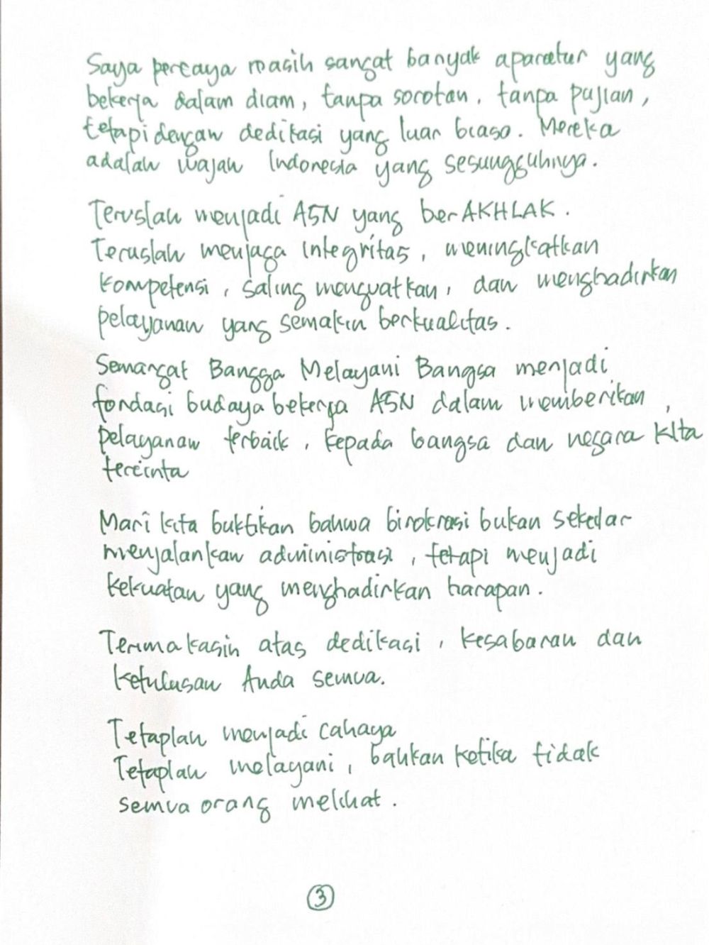 Usai ASN dikritik DPR, MenPAN-RB tulis surat: "Tetaplah melayani, meski tak semua orang melihat"
