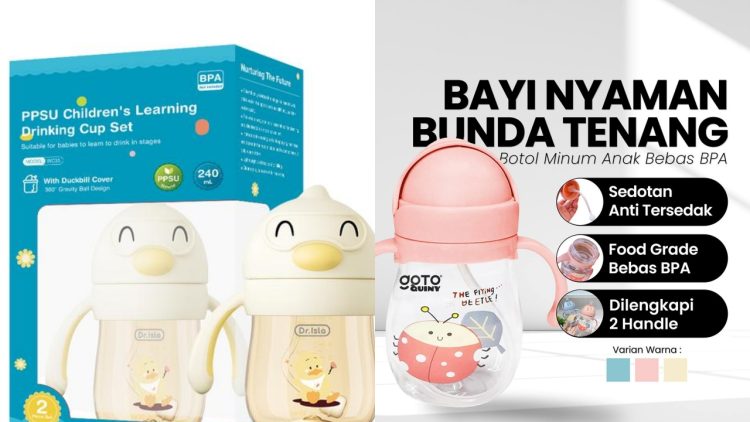 5 Rekomendasi botol latihan minum bayi, anti sedak dan bantu si kecil transisi dari dot lebih cepat