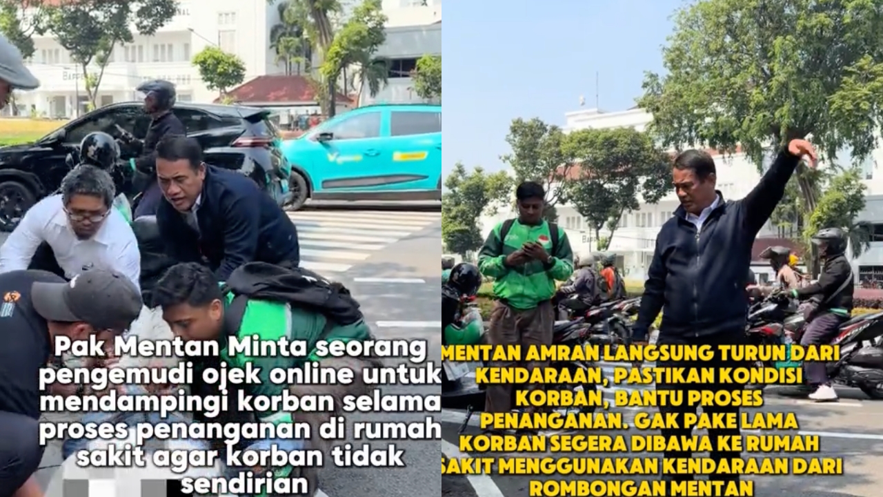 Aksi tanggap Mentan Amran evakuasi korban tabrakan saat perjalanan ke Istana, tuai apresiasi