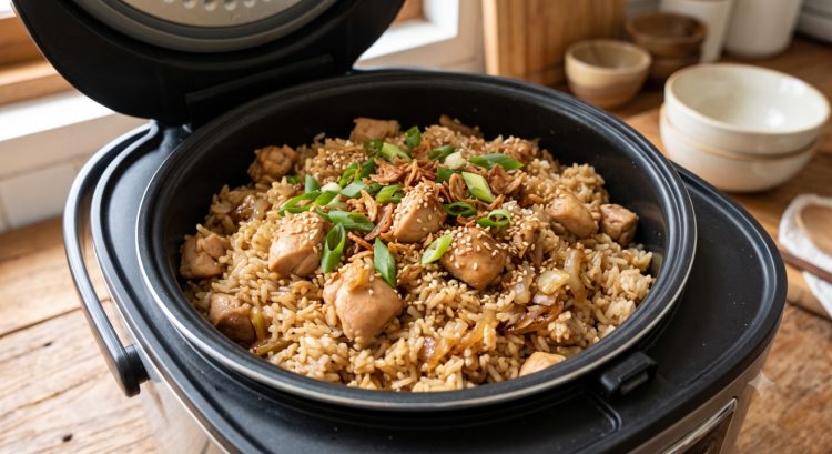 Resep nasi ayam mentega rice cooker, semua bahan masuk sekaligus tanpa tumis, tinggal pencet cook