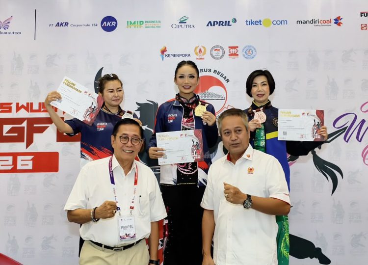 Bukti dedikasi dan prestasi, Kris Dayanti persembahkan dua emas di Kejurnas Wushu 2026