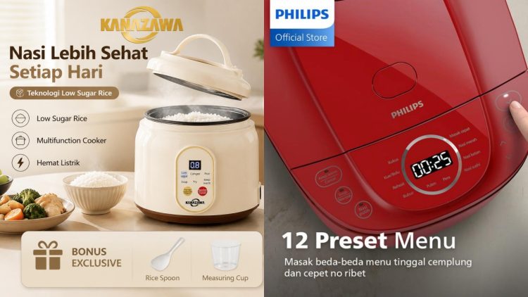 5 Rekomendasi rice cooker multifungsi terbaik dan awet untuk dapur, berkualitas serta hemat listrik