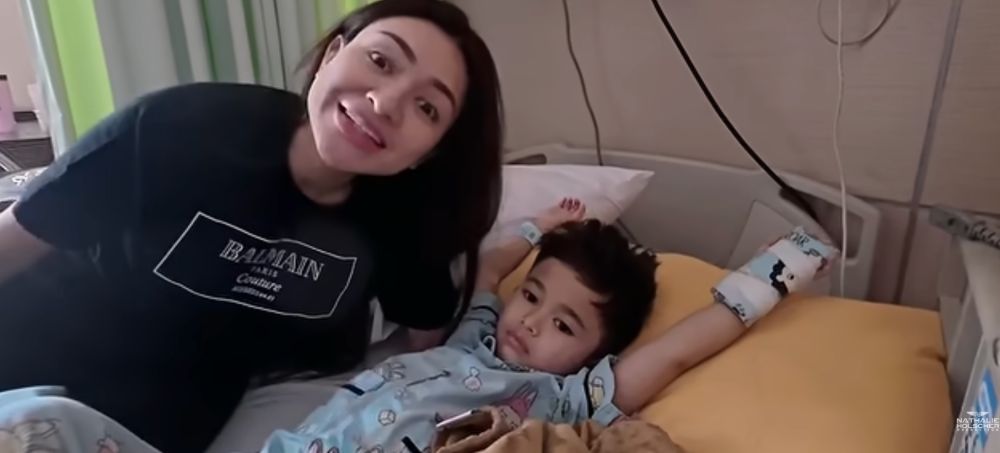 Sule bertemu Nathalie Holscher dan Aripat saat jenguk Adzam, sikap dewasa dipuji