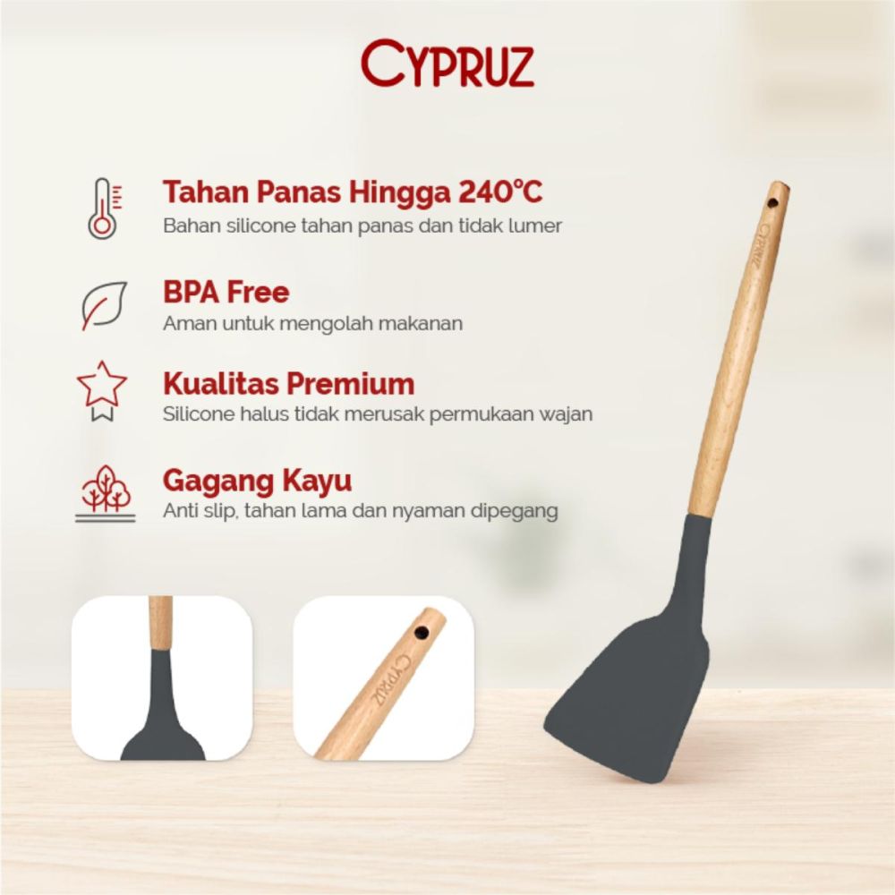 5 Rekomendasi alat dapur spatula bahan silikon terbaik, awet, tahan panas, dan tidak rusak wajan