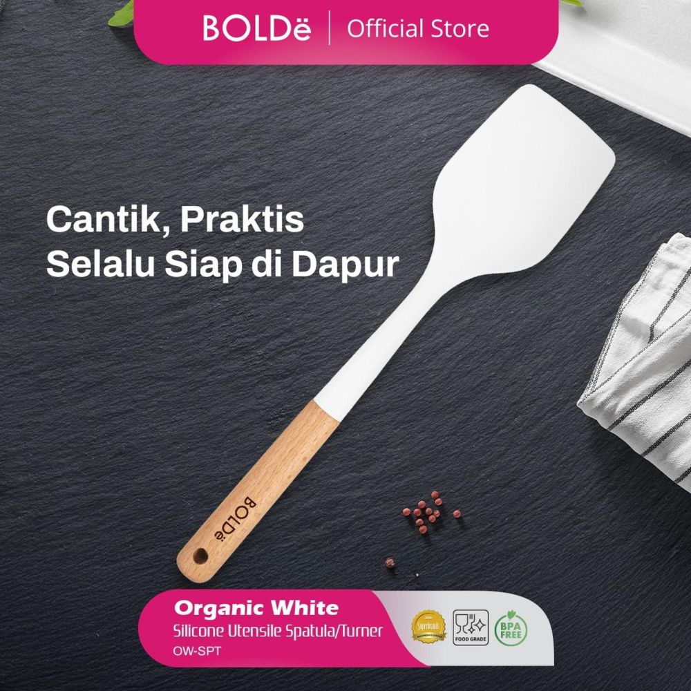 5 Rekomendasi alat dapur spatula bahan silikon terbaik, awet, tahan panas, dan tidak rusak wajan