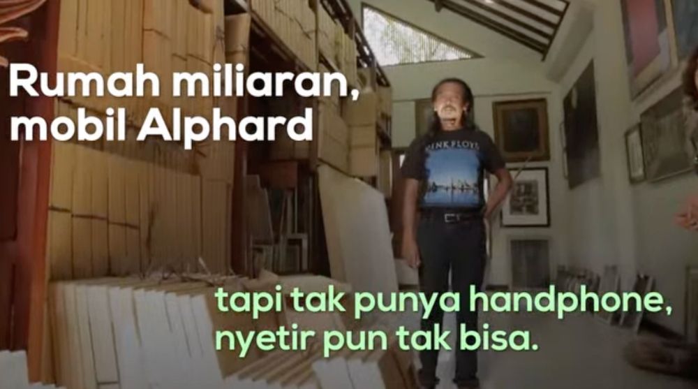 Mengenang Nasirun, seniman miliuner yang hidup sederhana dan memilih tak punya handphone