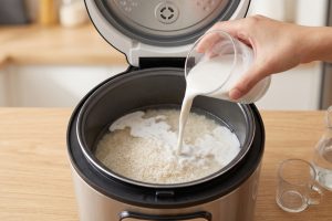 Bikin nasi uduk di rice cooker? Pahami dulu takaran santan dan air agar teksturnya pas