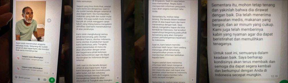 Kisah Esau Sidemo, nelayan Ternate ditemukan selamat setelah hilang 26 hari di Samudra Pasifik