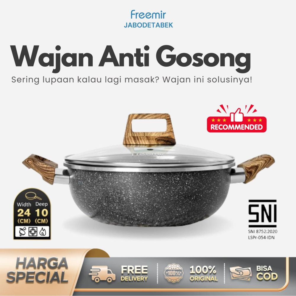 5 Rekomendasi merk panci anti lengket yang kapasitas besar, bebas zat kimia dan tahan lama