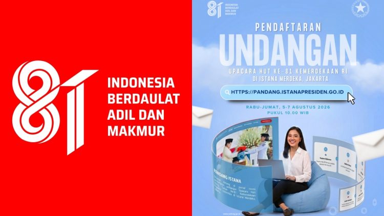 Cara daftar Upacara HUT Ke-81 RI di Istana Merdeka, pendaftaran hanya 5-7 Agustus 2026