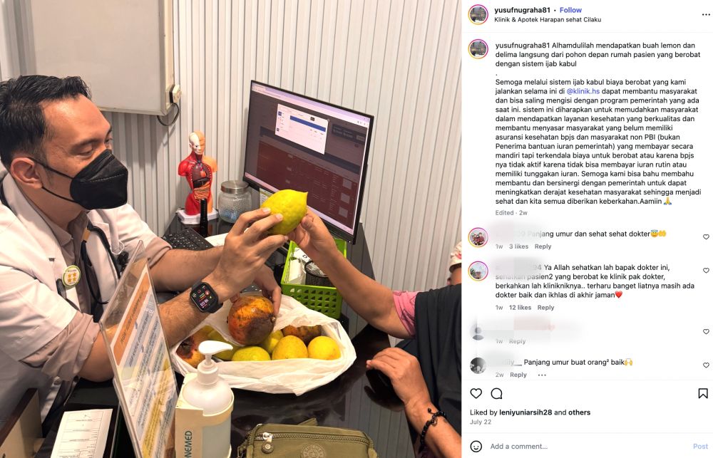 Kisah ibu bawa labu dan daun bawang untuk biaya berobat anak, dokter beri respons menyentuh