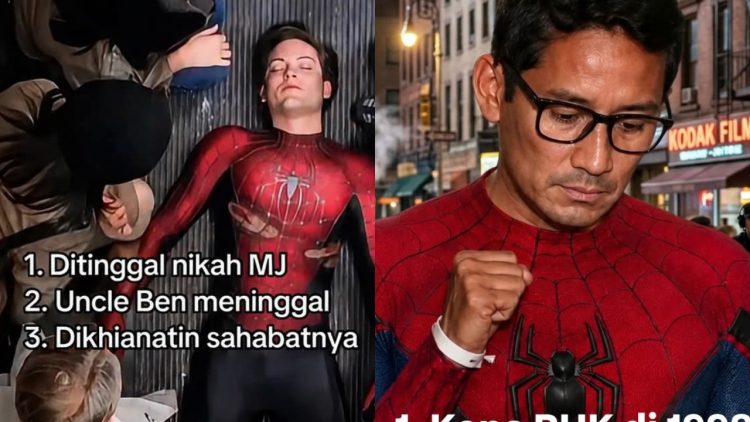 Sandiaga Uno bandingkan hidupnya dengan Peter Parker Spider-Man, curhat 3 kegagalan yang paling gong
