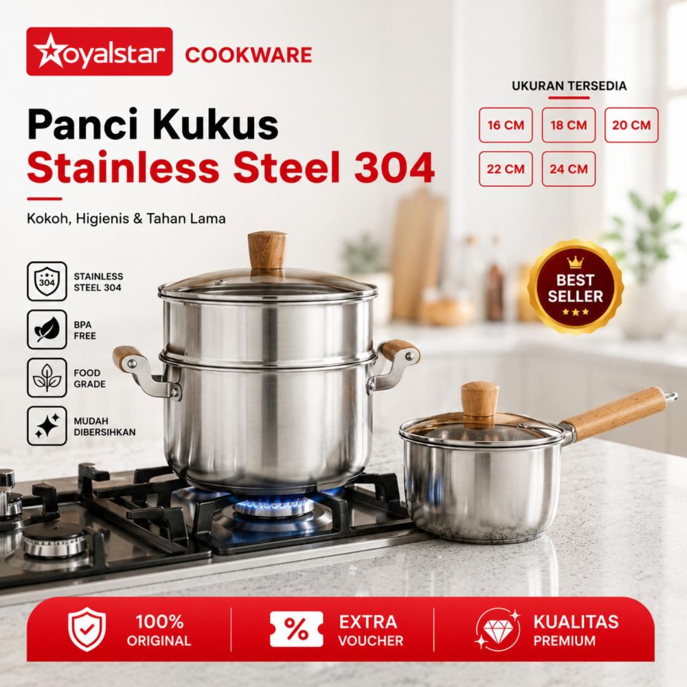 5 Rekomendasi panci stainless tebal terbaik yang tahan lama, anti lengket dan anti karat
