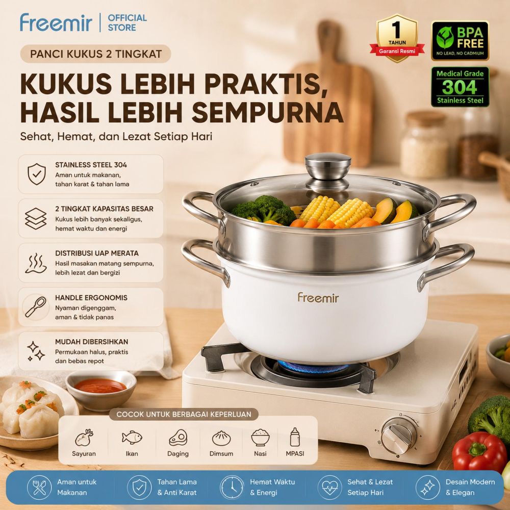 5 Rekomendasi panci stainless tebal terbaik yang tahan lama, anti lengket dan anti karat