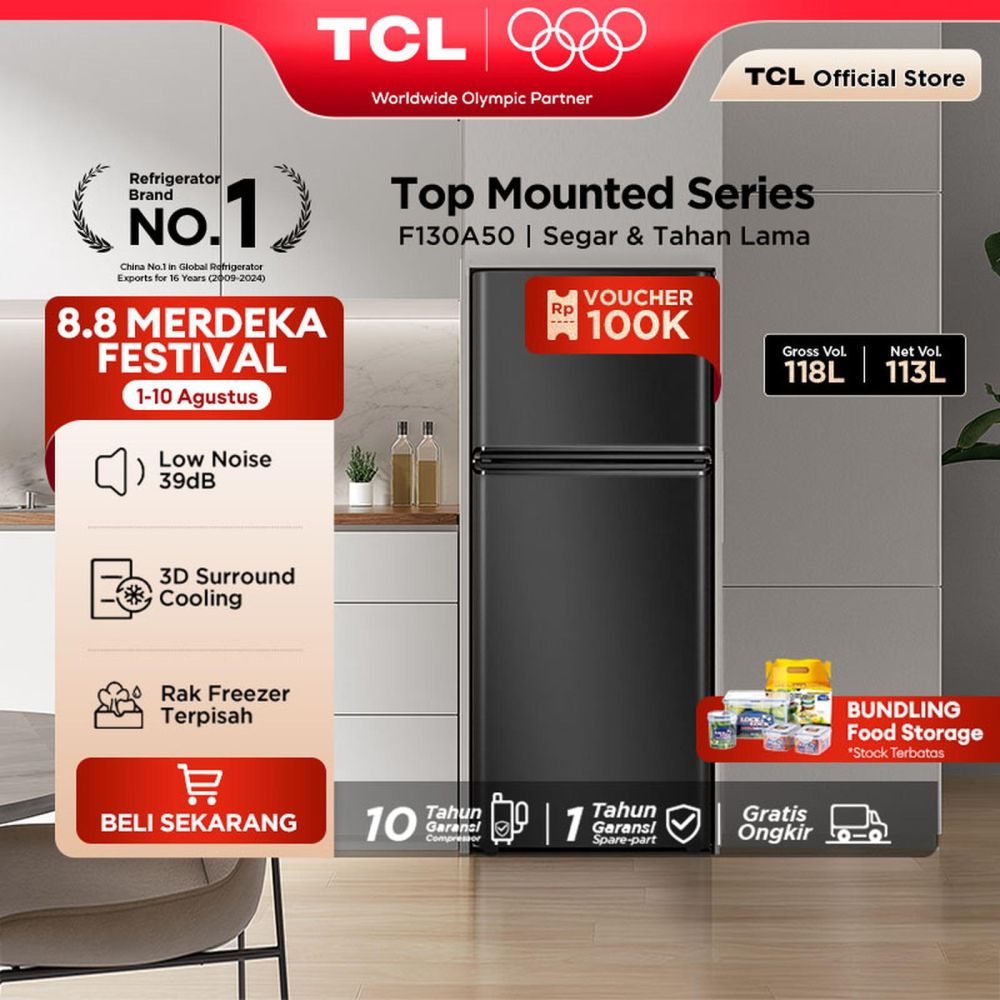 5 Rekomendasi kulkas 2 pintu tanpa bunga es yang reviewnya bagus, hemat listrik dan awet tahunan