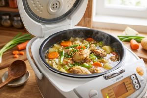 Cara masak sup ayam di rice cooker tanpa butuh panci lagi, ayam tetap matang dan kuah gurih
