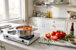 Tomat bersifat asam, bolehkah dimasak dalam panci aluminium?