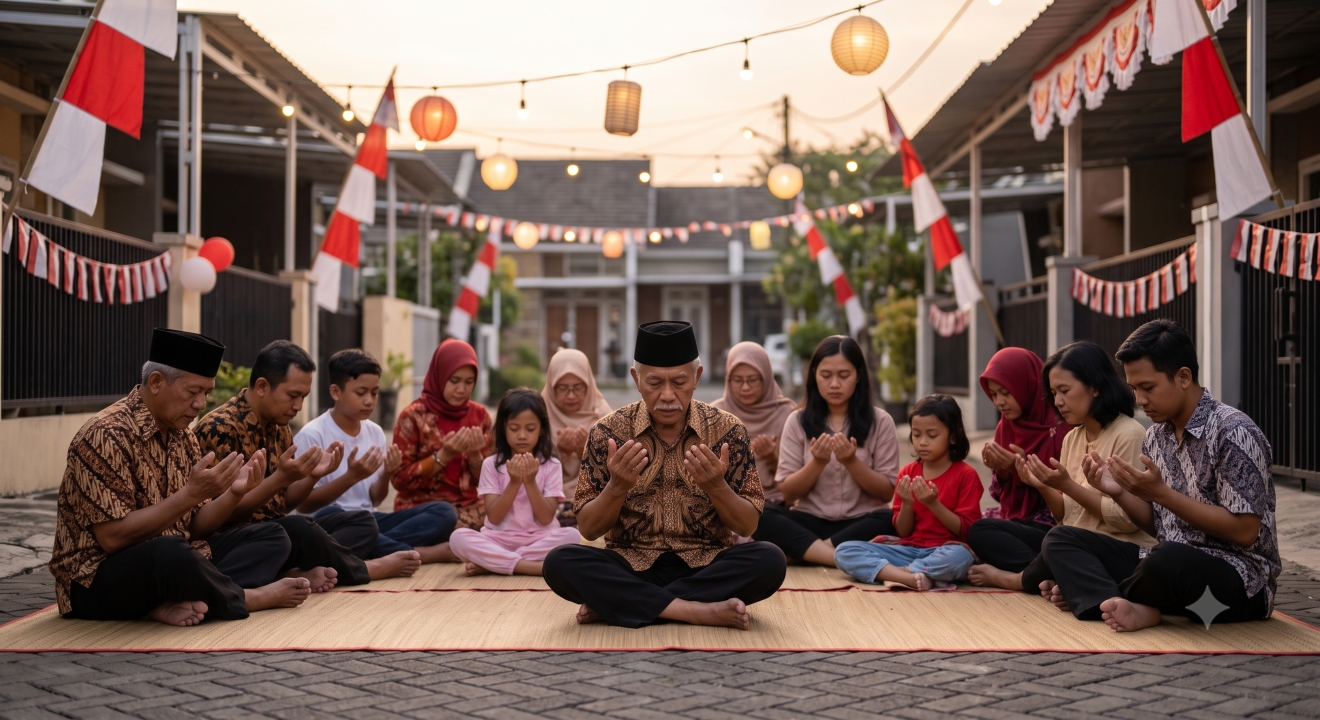 7 Contoh doa pembukaan acara 17 Agustus untuk RT, sekolah, kantor, dan malam tirakatan