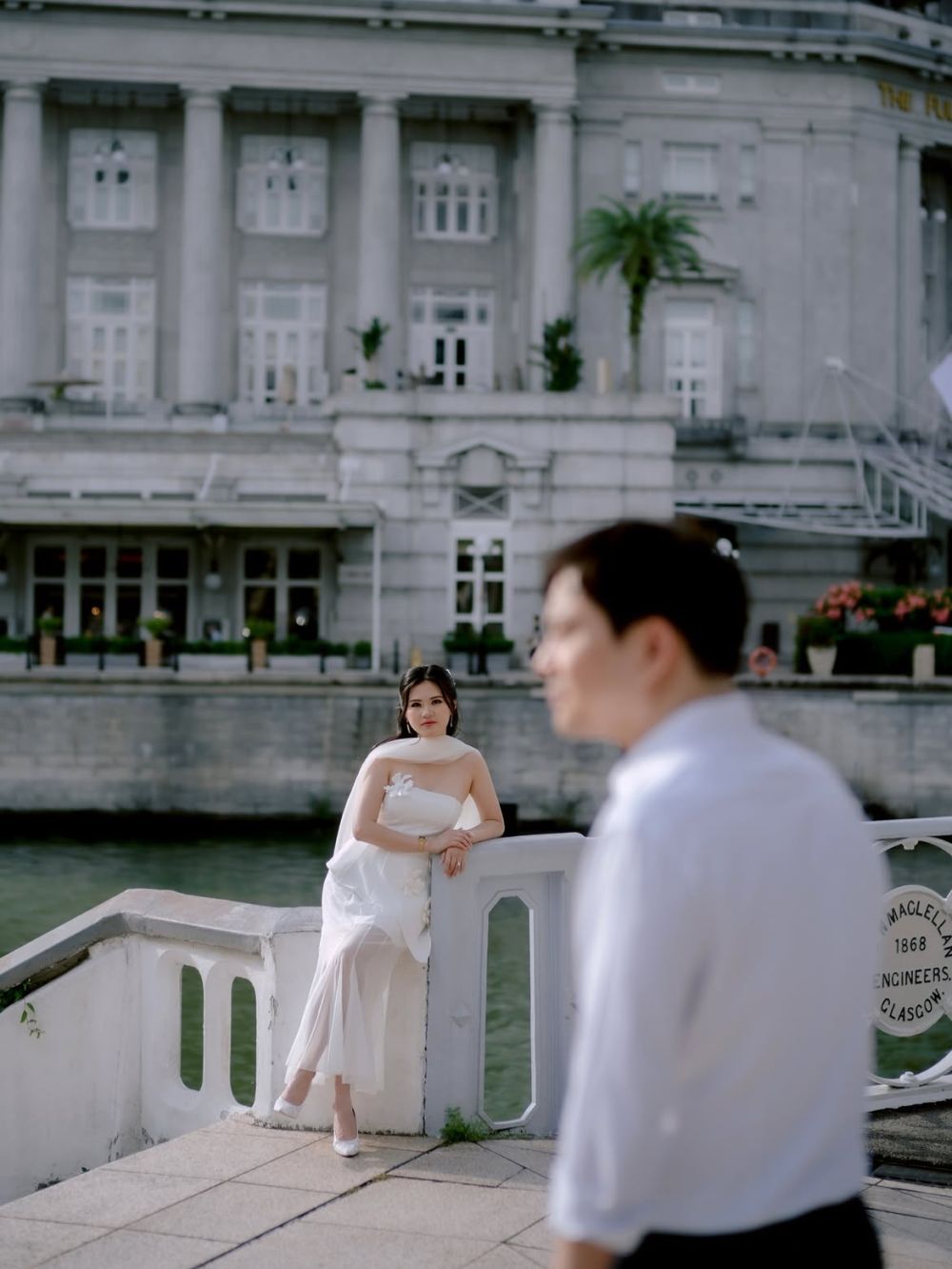 Felicia Tissue bagikan foto prewedding di Singapura, sosok calon suami masih dirahasiakan
