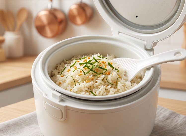 Cara membuat nasi daun jeruk pakai rice cooker di dapur, ini trik rasa gurih segar ala resto terkenal