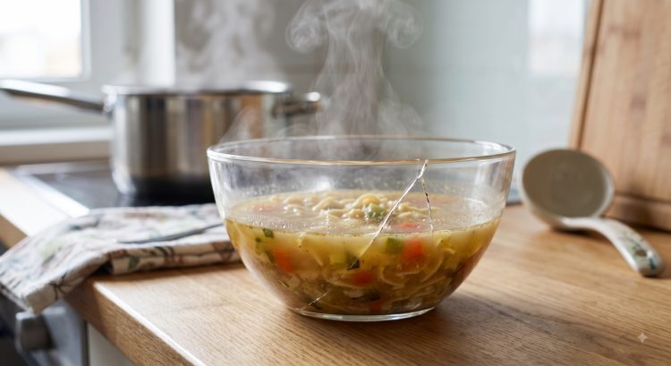 Kenapa mangkuk kaca tiba-tiba retak saat diberi makanan panas? Ini penyebab dan cara mencegahnya