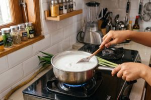 Cara menyimpan santan fresh agar awet hingga 10 hari dan tak mudah pecah
