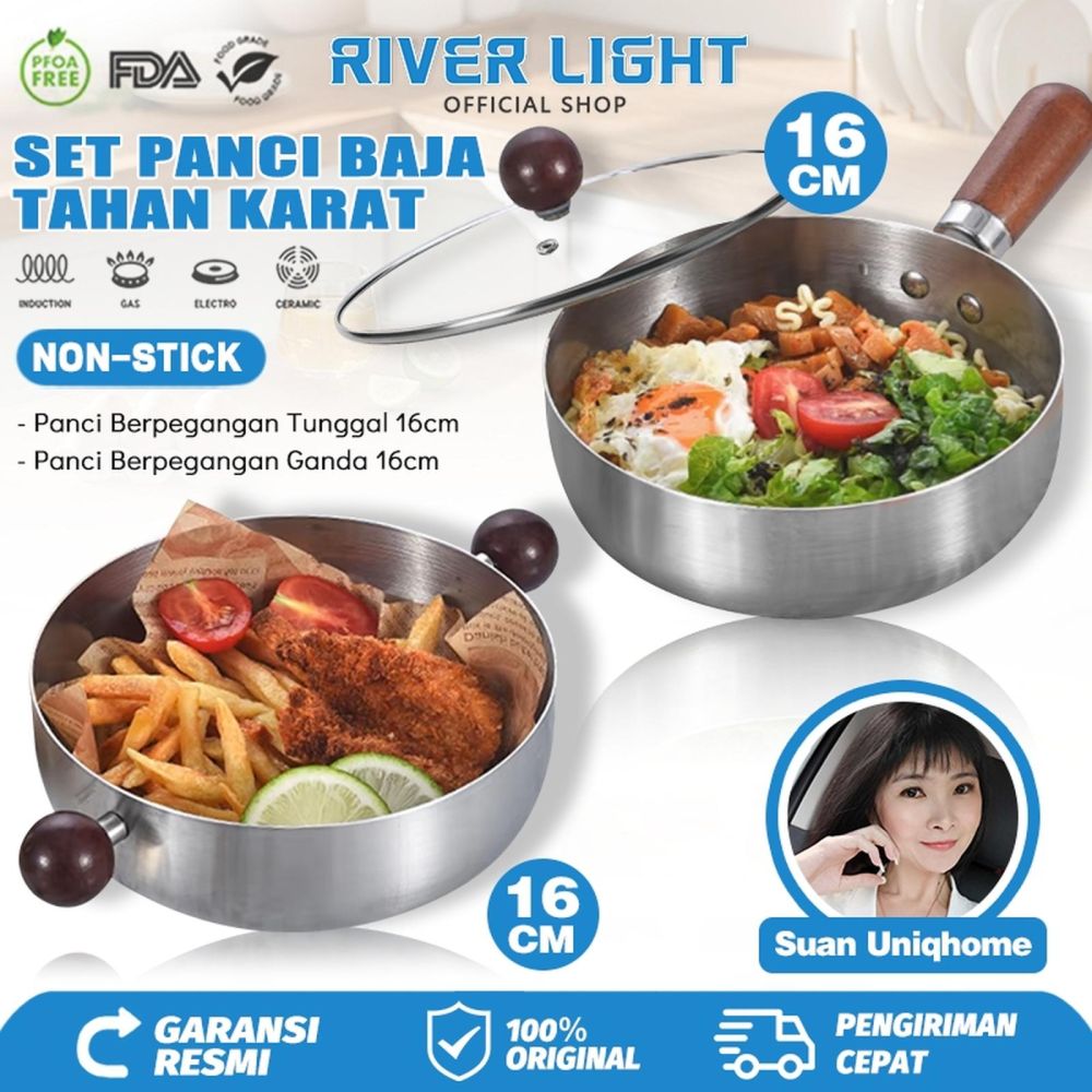 5 Rekomendasi panci stainless steel 1 set terbaik dan awet tahunan, bahannya aman dan tahan karat